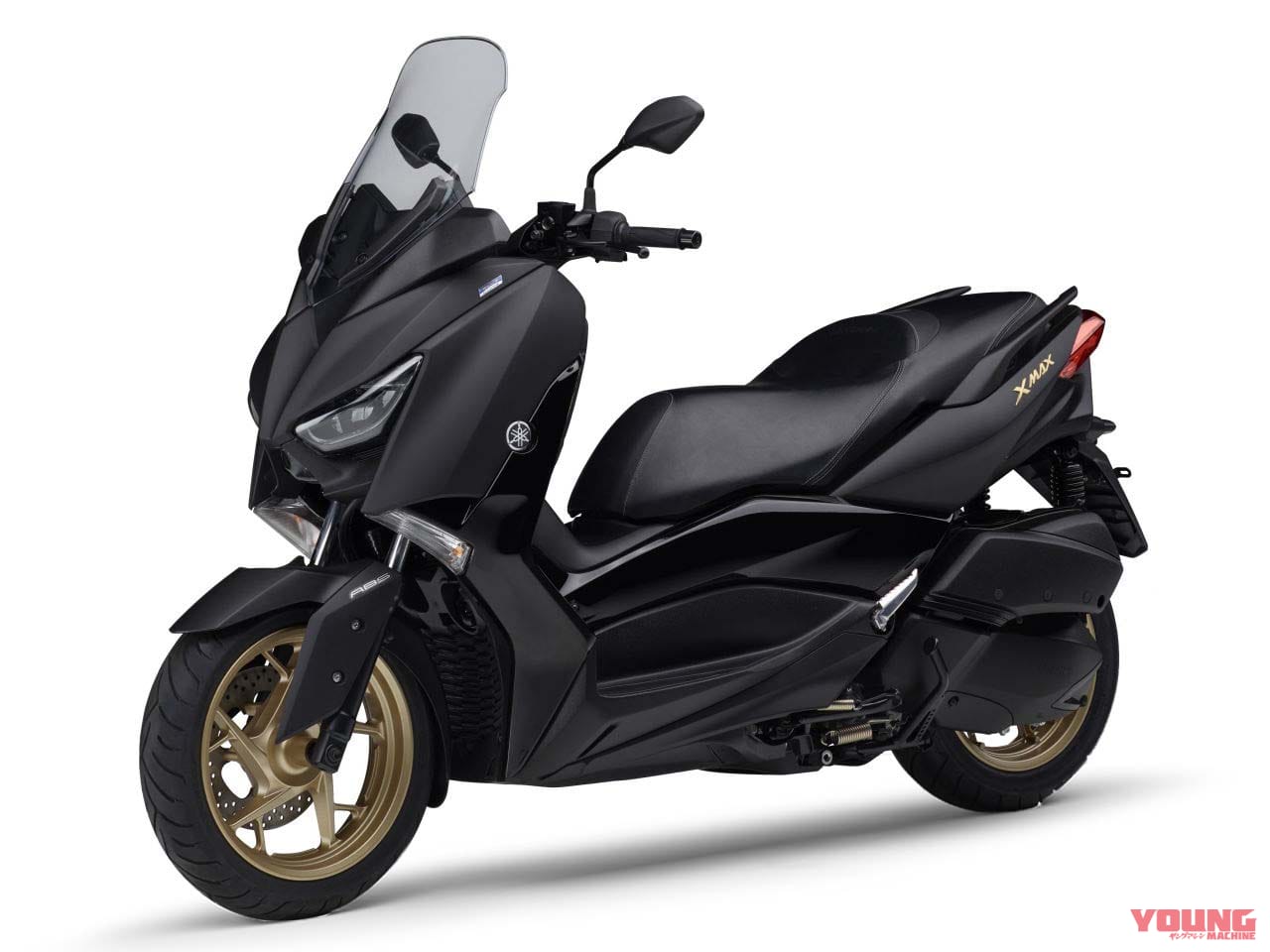 YAMAHA「XMAX ABS」マットブラック|ヤマハ「XMAX」に2020年ニューカラー追加、カラーバリエーションを5色に拡大