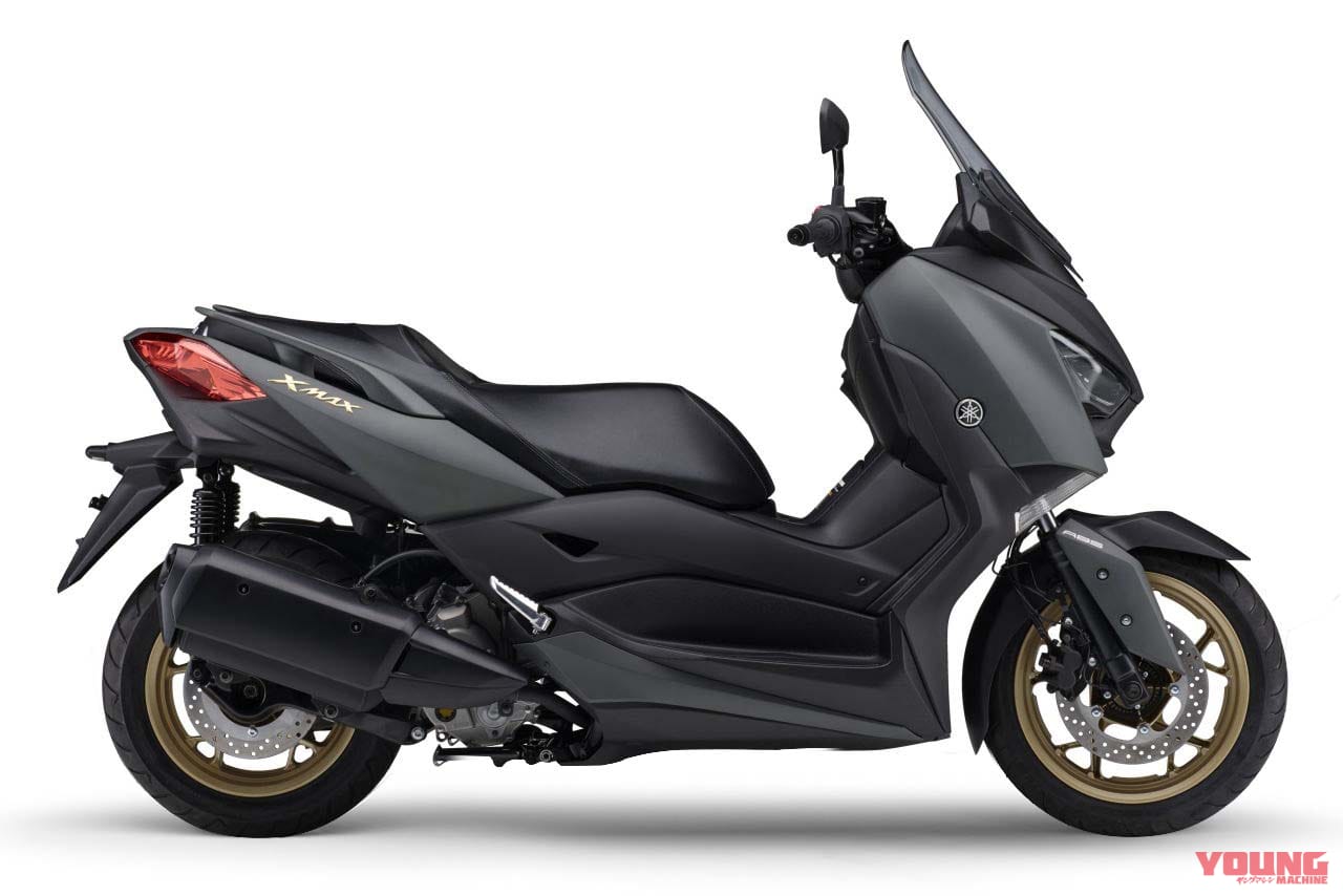 YAMAHA「XMAX ABS」マットグリーニッシュグレー|ヤマハ「XMAX」に2020年ニューカラー追加、カラーバリエーションを5色に拡大