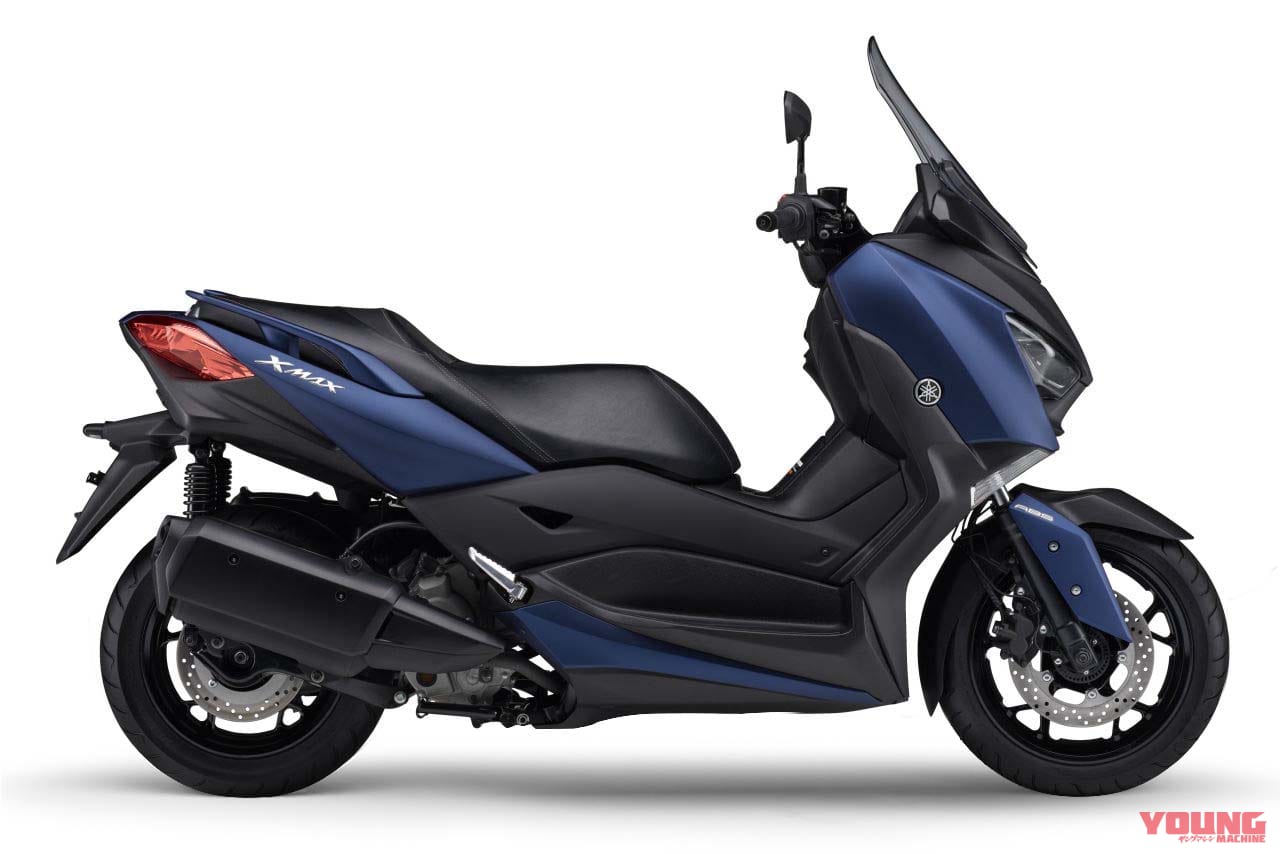 YAMAHA「XMAX ABS」マットブルー|ヤマハ「XMAX」に2020年ニューカラー追加、カラーバリエーションを5色に拡大