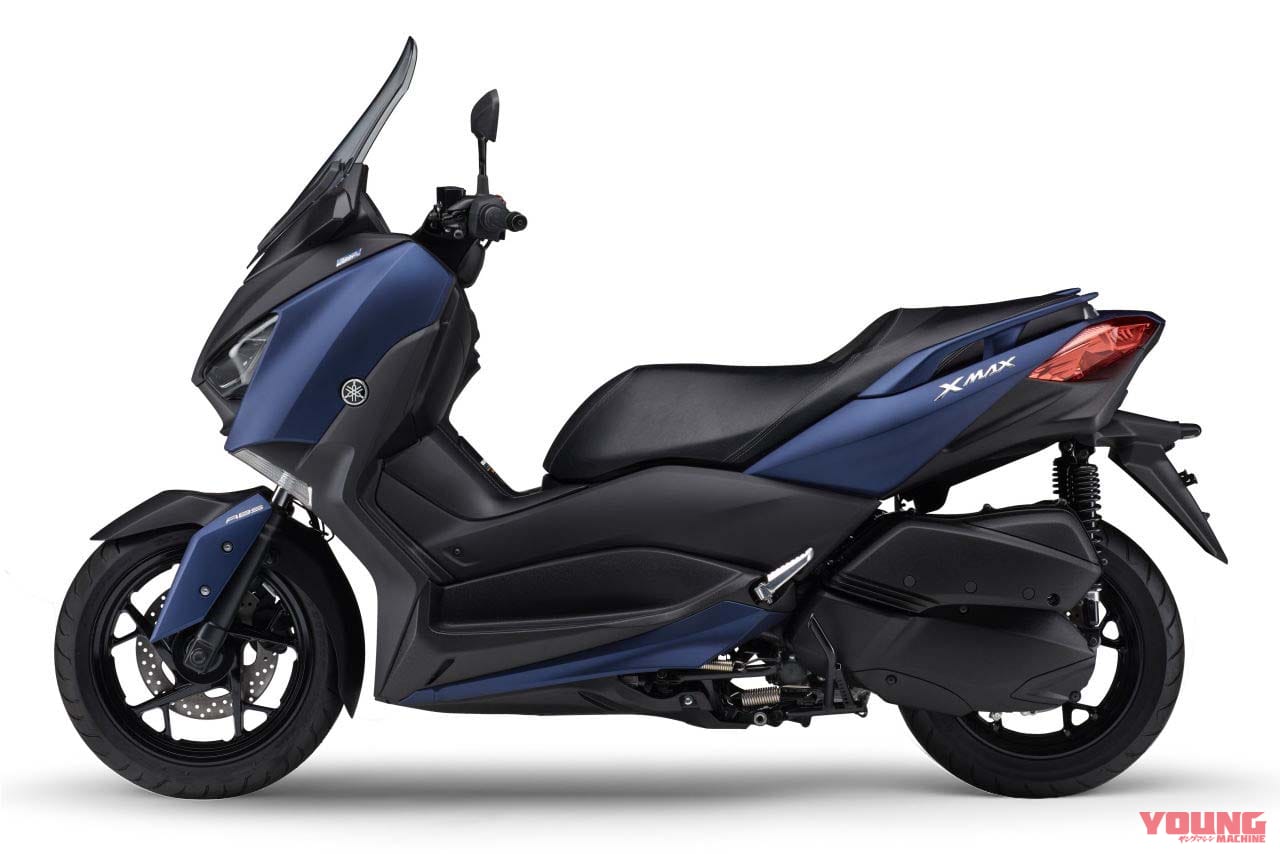 YAMAHA「XMAX ABS」マットブルー|ヤマハ「XMAX」に2020年ニューカラー追加、カラーバリエーションを5色に拡大