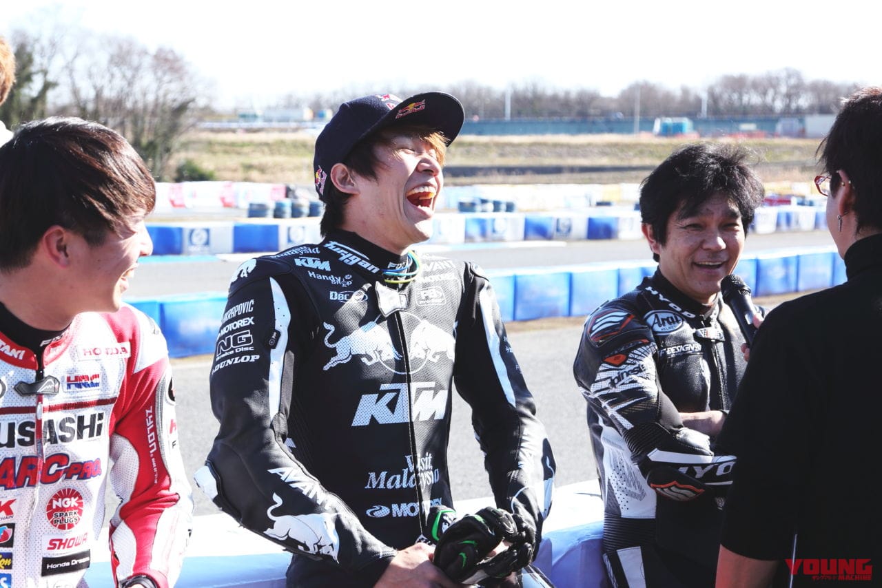 長島哲太選手と原田哲也さん|世界GP王者・原田哲也のバイクトーク Vol.29「ライダーは勝てば勝つほど、勝てるようになる」