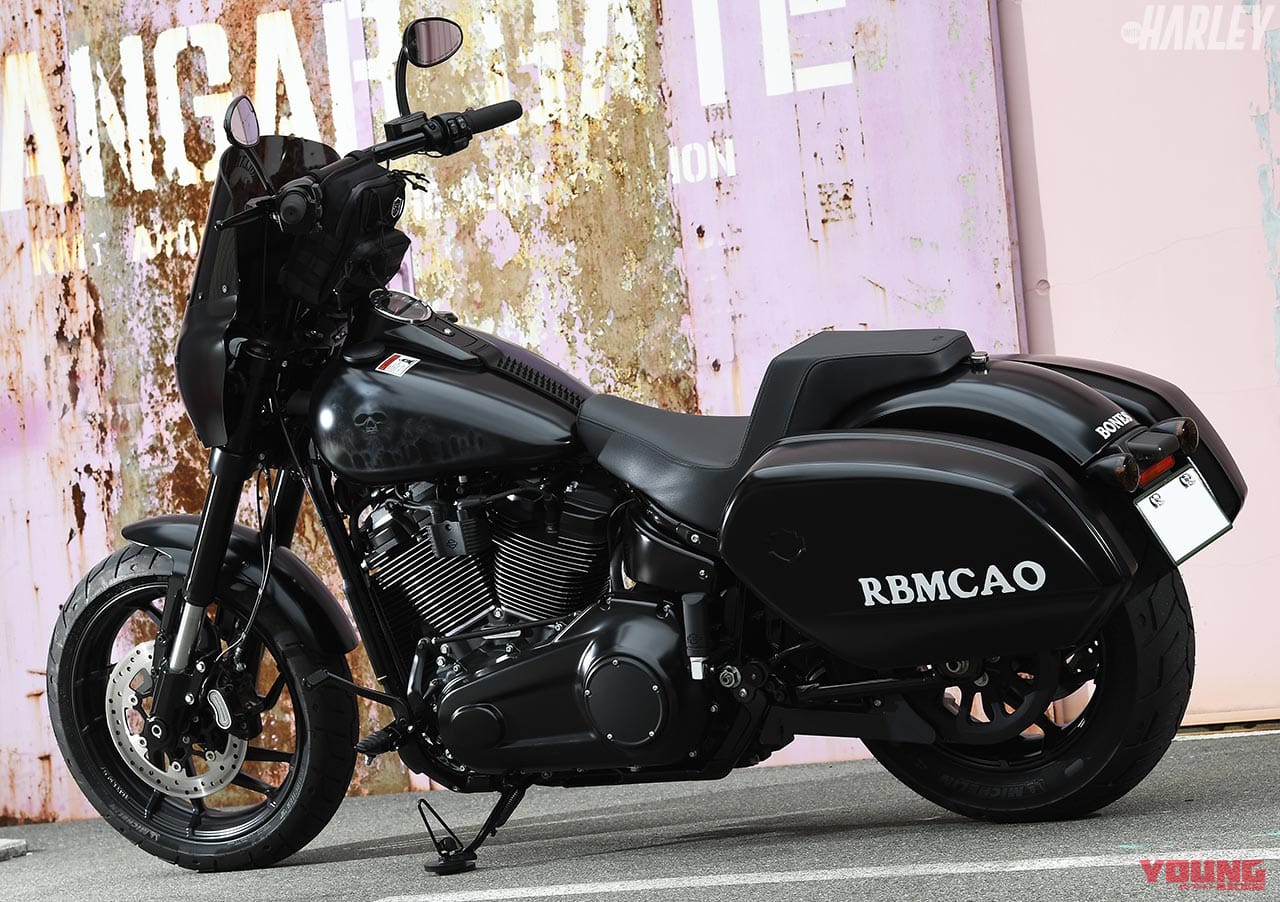 RTB Motorcycleスポーツグライドカスタム バックショット|ハーレーカスタム・ソフテイル最新クラブスタイル【RTBモーターサイクル×2】