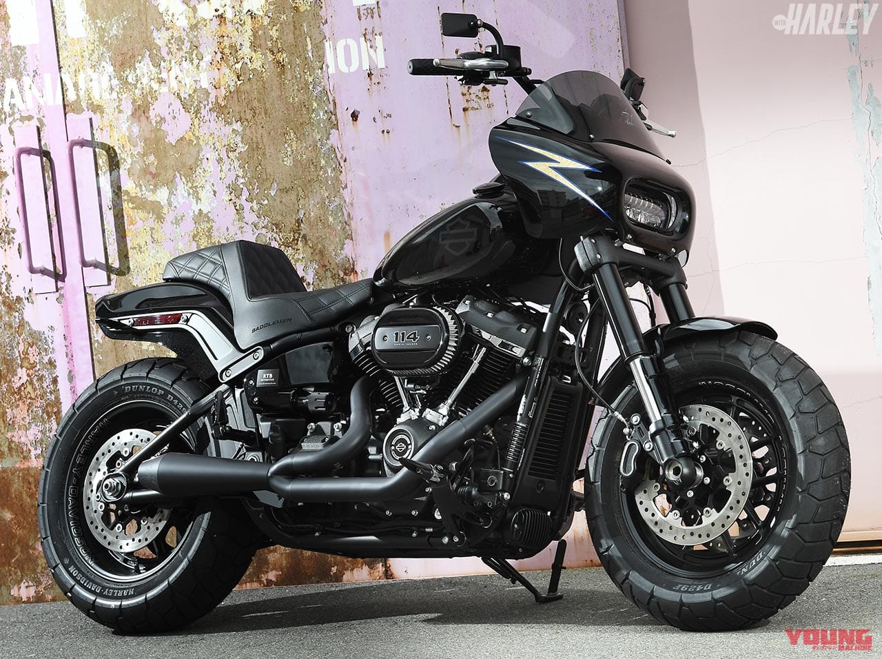 RTB Motorcycle ファットボブ114カスタム|ハーレーカスタム・ソフテイル最新クラブスタイル【RTBモーターサイクル×2】
