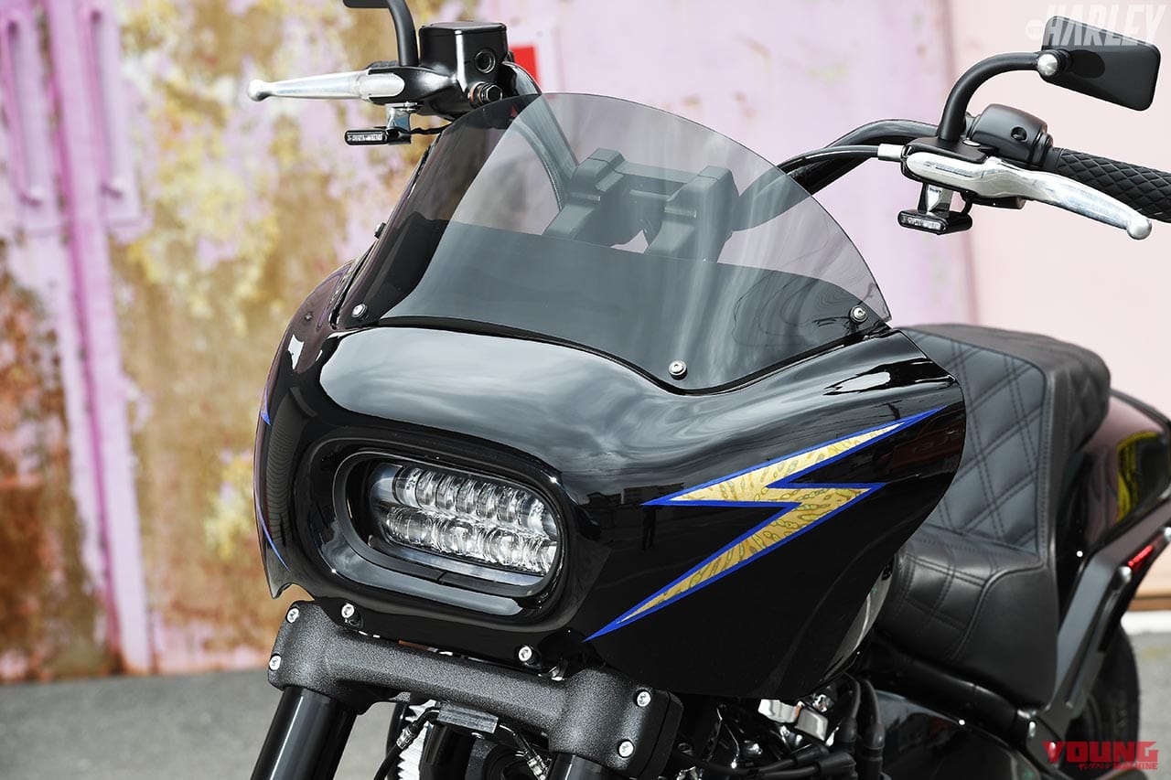 RTB Motorcycle ファットボブ114カスタム フロントマスク|ハーレーカスタム・ソフテイル最新クラブスタイル【RTBモーターサイクル×2】