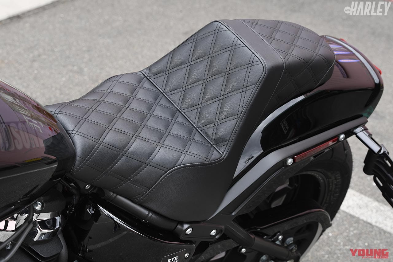 RTB Motorcycle ファットボブ114カスタム シート|ハーレーカスタム・ソフテイル最新クラブスタイル【RTBモーターサイクル×2】