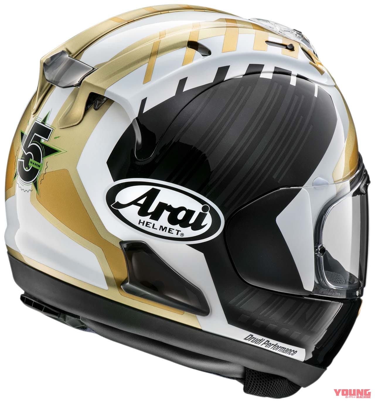 ARAI HELMET【RX-7X REA V5】|アライ「RX-7X」にジョナサン・レイのSBK 5連覇記念ゴールドバージョンが登場