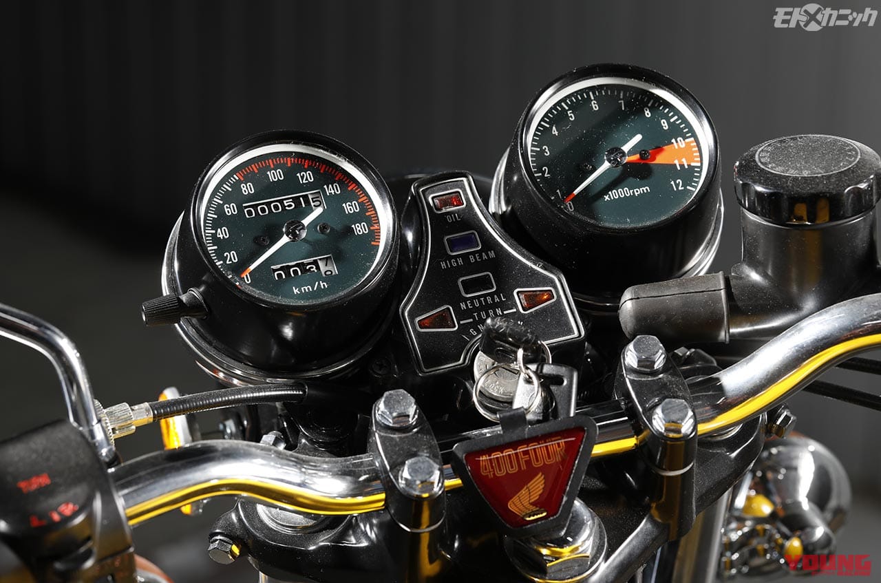 ホンダ CB400フォア 闇矢屋カスタム|ホンダ CB400フォアに憧れの4本出しマフラーを装着【闇矢屋オリジナルパーツ】