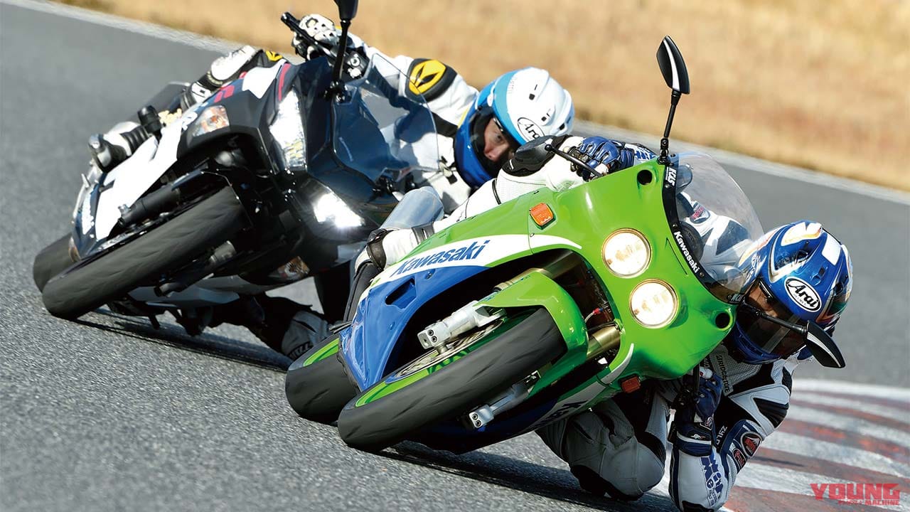 250cc4気筒の実力再検証：ZXR250 vs Ninja400比較サーキットテスト│WEBヤングマシン｜新車バイクニュース