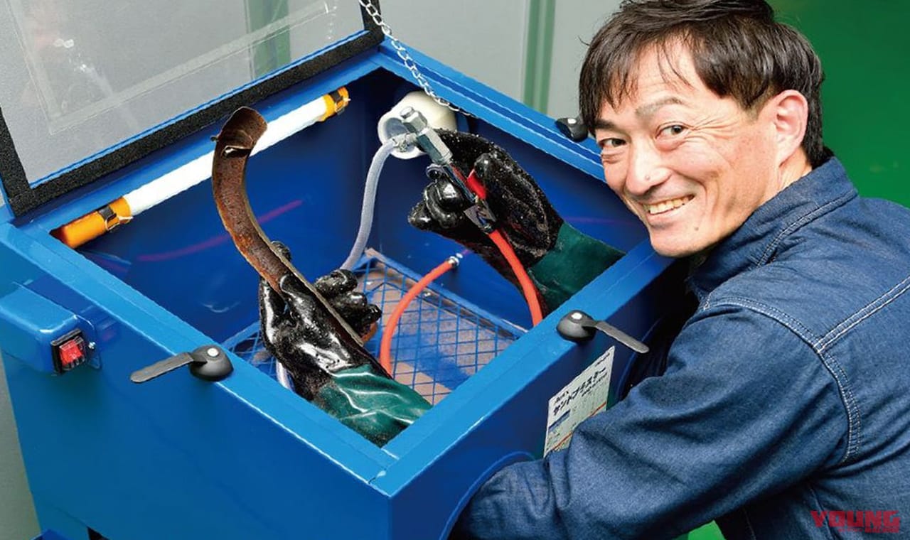 |サビ取りから下地処理までこなすサンドブラスタCHB-600試用インプレッション