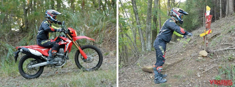 上り→前傾|安全&楽しい林道ソロツーリングの心得〈転倒を防ぐ林道走行の注意点〉