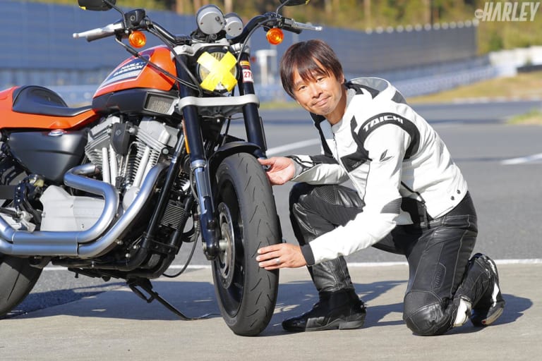 METZELER RACETEC RRを装着|ハーレーXR1200にメッツラー レーステックRRを履いてサーキット走行してみた