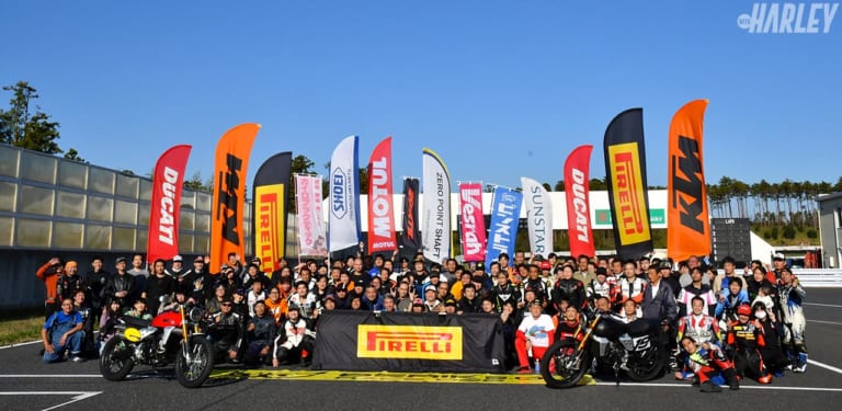 ピレリFUN TRCK DAYの参加者|ハーレーXR1200にメッツラー レーステックRRを履いてサーキット走行してみた