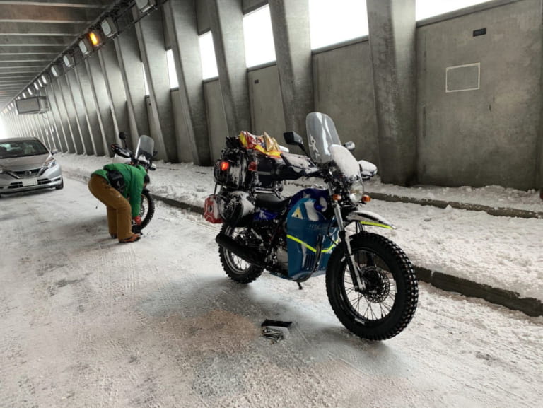 過酷な年越し宗谷岬体験記|日本最北端へ! アラフィフ親父の極寒バイク旅 第3回「人生でもっとも長く過酷な一日」