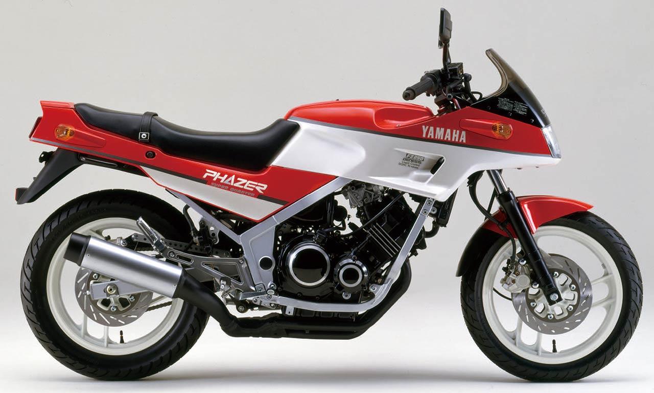 ヤマハ FZ250 PHAZER|250cc直4ヒストリープレイバック・ヤマハ編【異次元フェーザーからFZRへ】