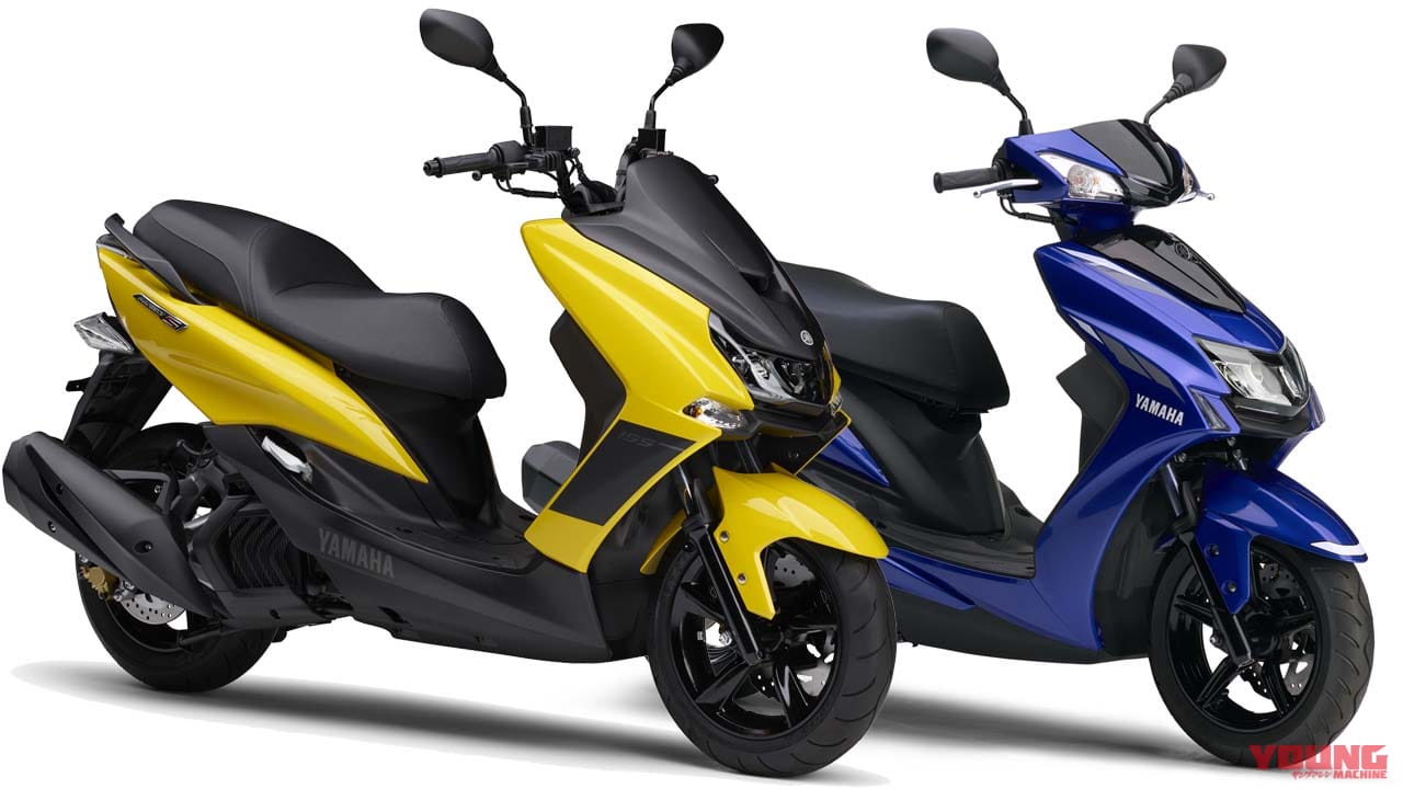 ヤマハの通勤快速 スクーター軽二輪155cc マジェスティs と原付二種 シグナスx に鮮やかな新色 Webヤングマシン 最新バイク情報