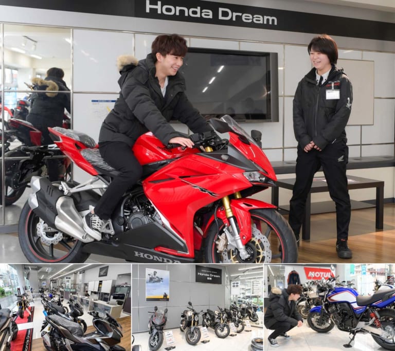 ホンダドリーム板橋でCBR250RRに|「免許が欲しいっ!」…山�ア竜太郎が本気でライダーの仲間入りを目指します