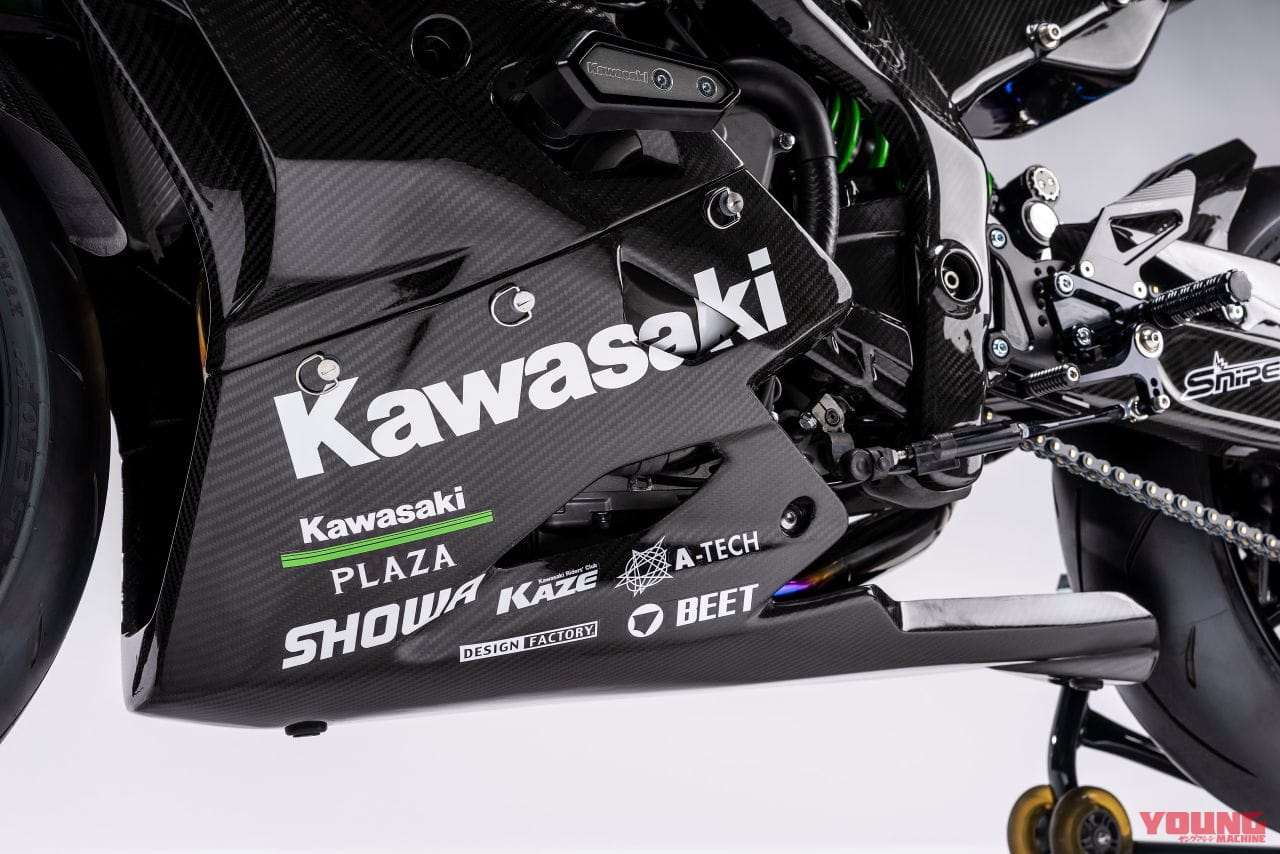 カワサキ・ニンジャZX-25Rレースイメージカスタム|ニンジャZX-25Rにドライカーボン外装/ビートのフルエキ装備! レースカスタム車を解説