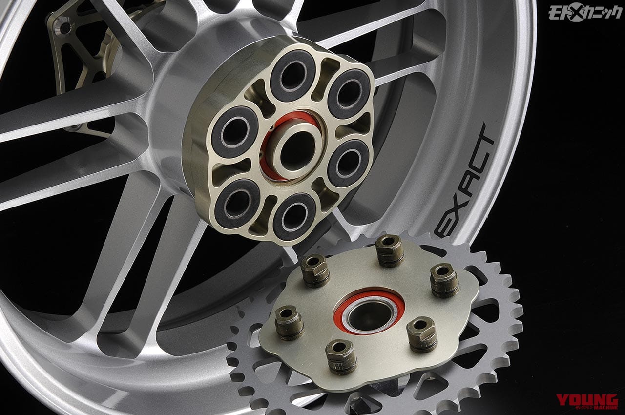 アドバンテージ EXACT スプロケ部|メイドインジャパン鍛造スペシャルホイールの実力【アドバンテージ EXACT】