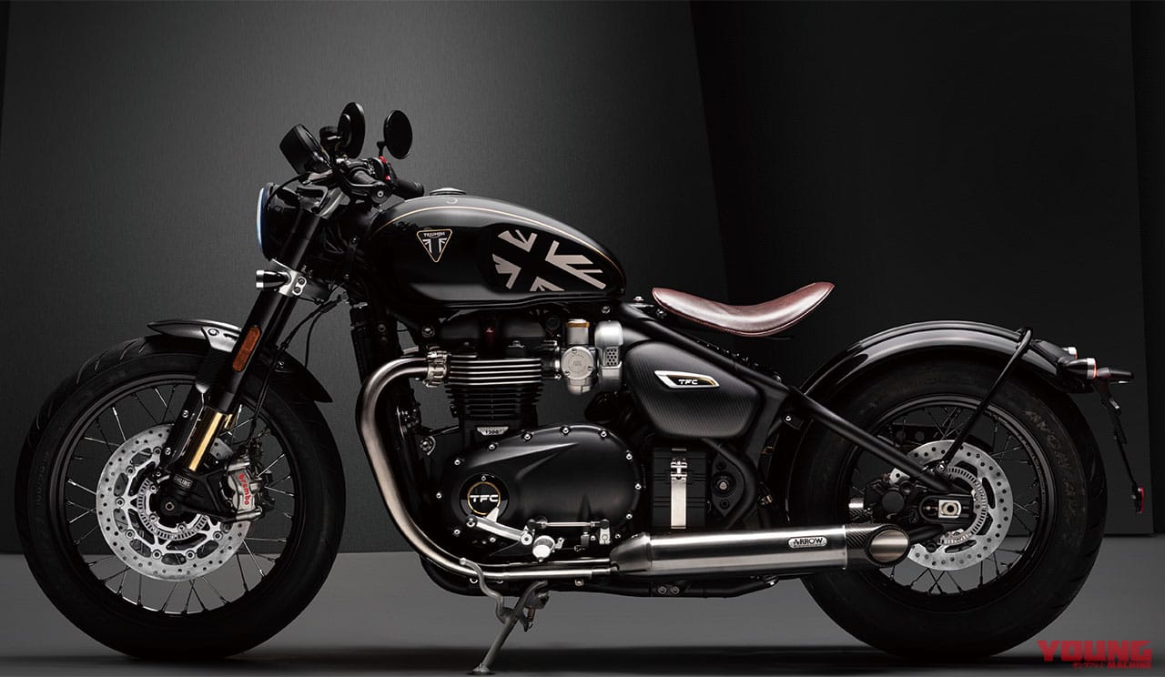 トライアンフ ボンネビルボバー/ブラック/TFC|’20新車バイク総覧〈大型クルーザー|外国車〉トライアンフ BMW ドゥカティ