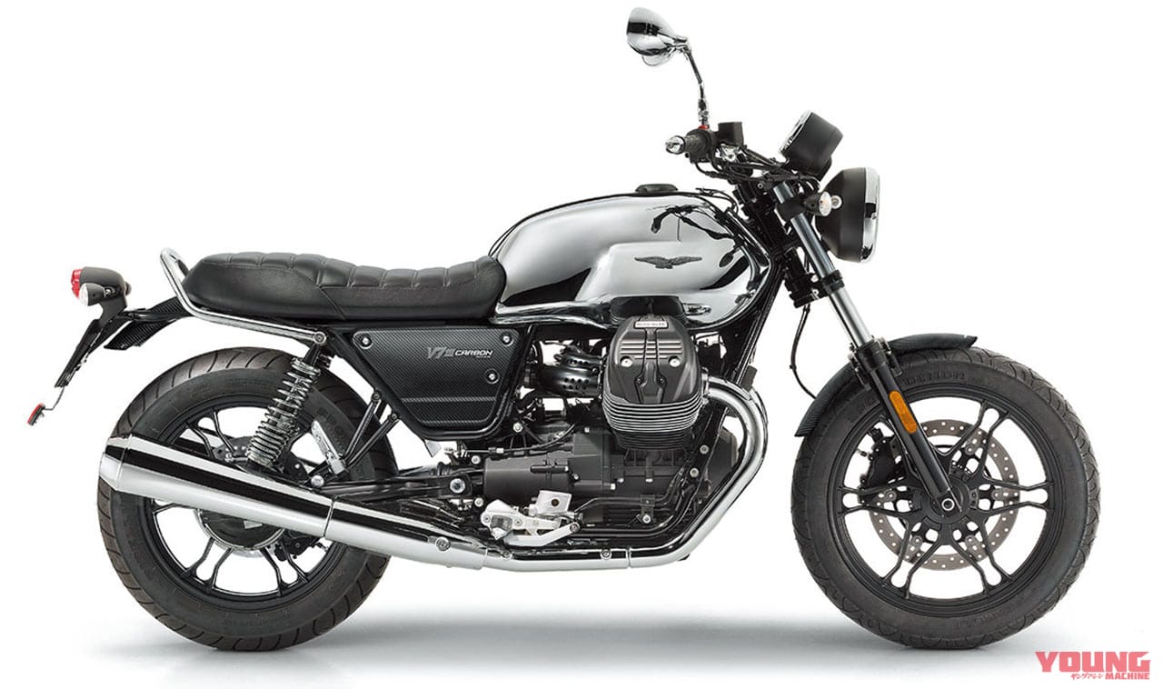 モトグッツィ V7 IIIカーボン シャイン|’20新車バイク総覧〈大型ヘリテイジ|外国車#2/5〉モトグッツィ