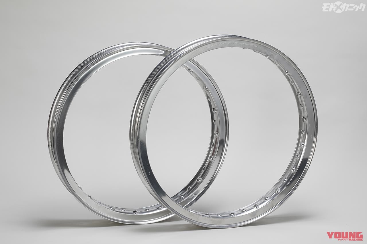 ドゥカティ750純正ボラーニH型アルミリム研磨 by カーベック|輝きが消えたドゥカティ750純正ボラーニH型アルミリムをピカピカに【カーベック研磨】