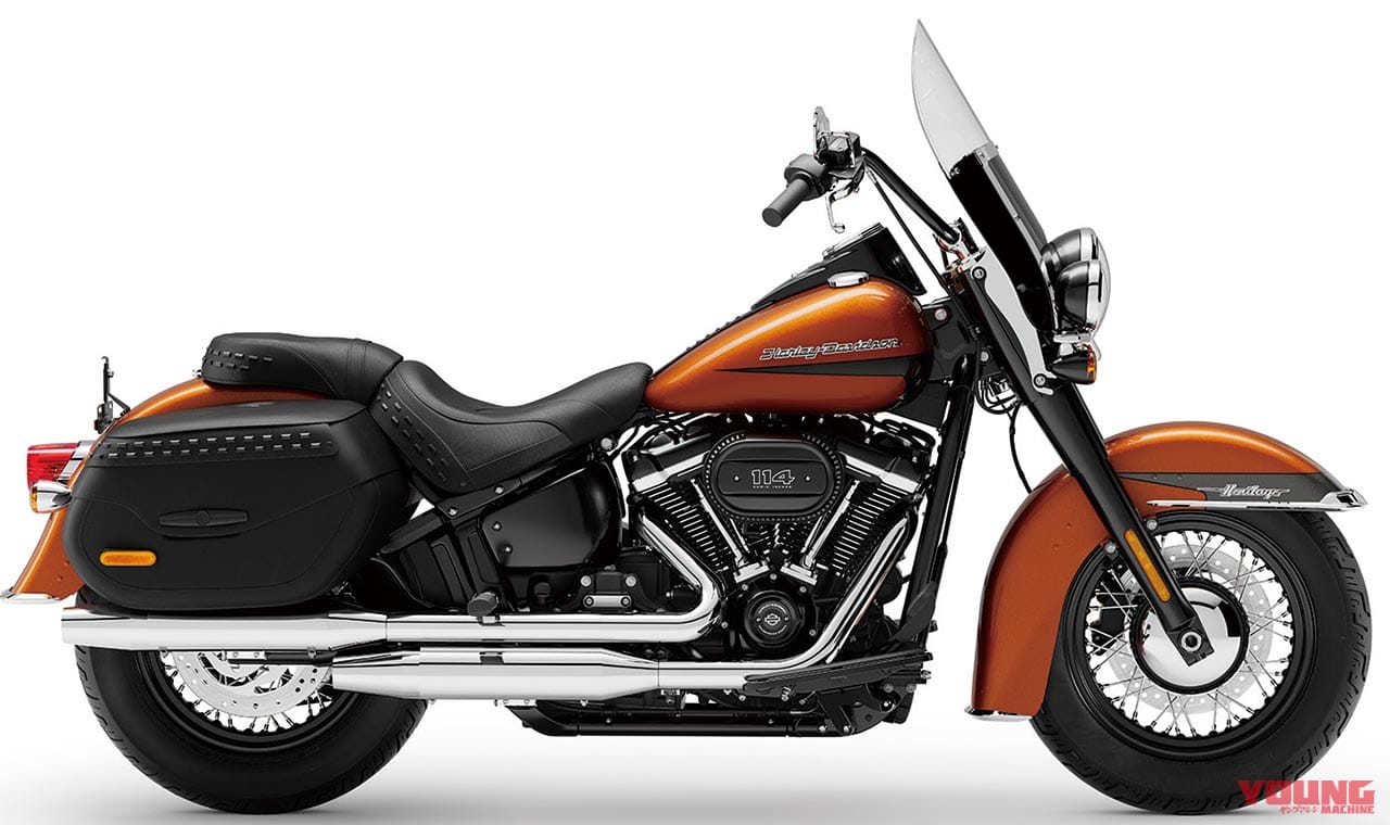 ハーレーダビッドソン ヘリテイジ クラシック|’20新車バイク総覧〈大型クルーザー|外国車〉ハーレーダビッドソン ソフテイル