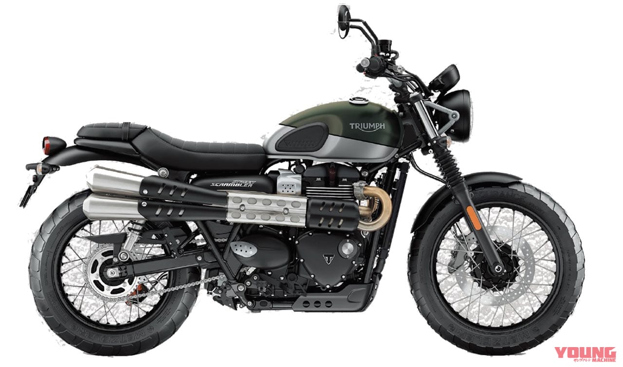 トライアンフ ストリート スクランブラー 900|’20新車バイク総覧〈大型ヘリテイジ|外国車#3/5〉トライアンフ
