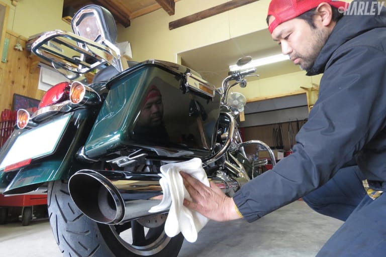 シュアラスター ゼロフィニッシュの使用手順|ハーレーの磨き手入れに手軽で効果GOOD【シュアラスター ゼロフィニッシュ】