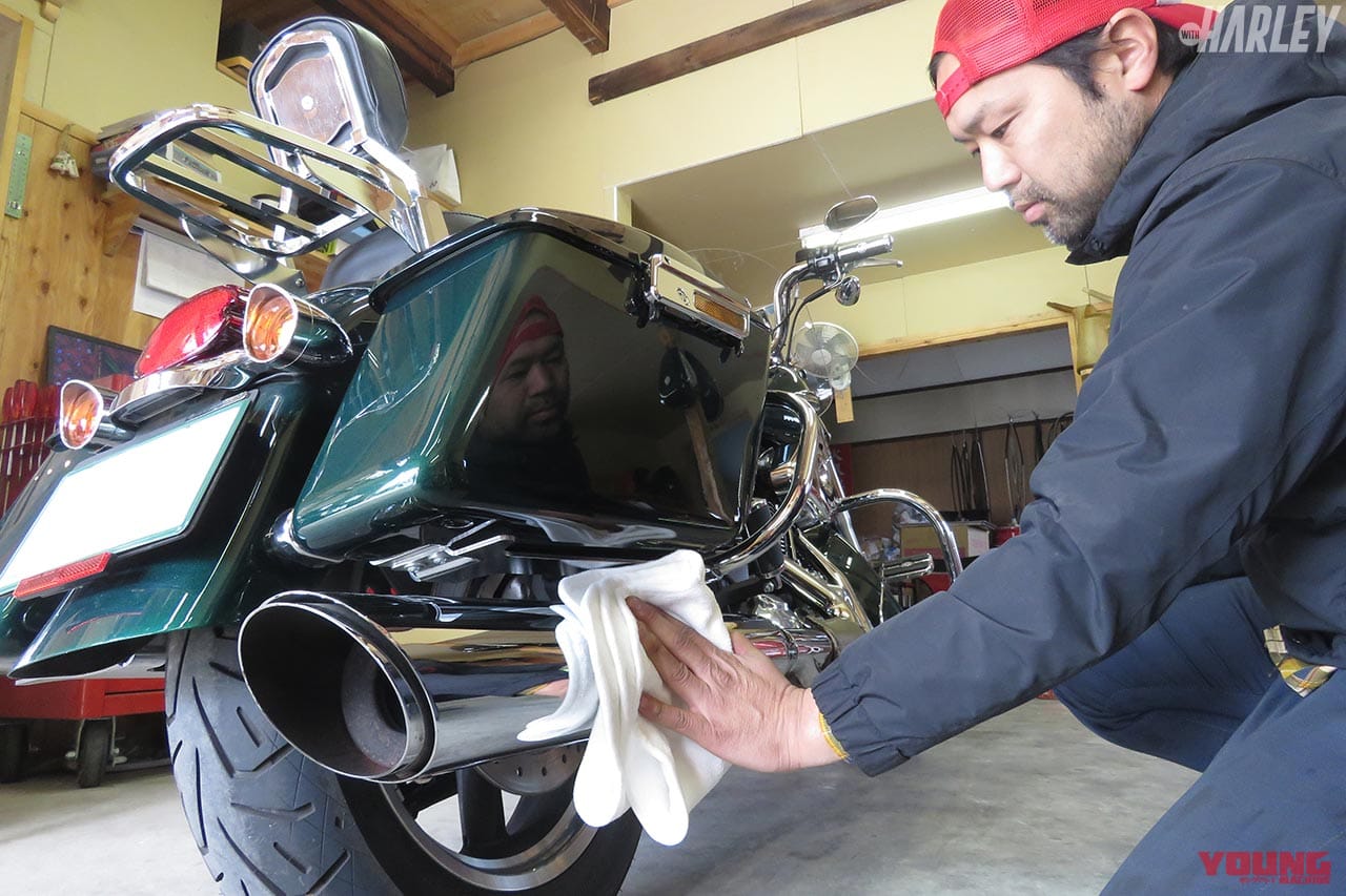 シュアラスター ゼロフィニッシュの使用手順|ハーレーの磨き手入れに手軽で効果GOOD【シュアラスター ゼロフィニッシュ】