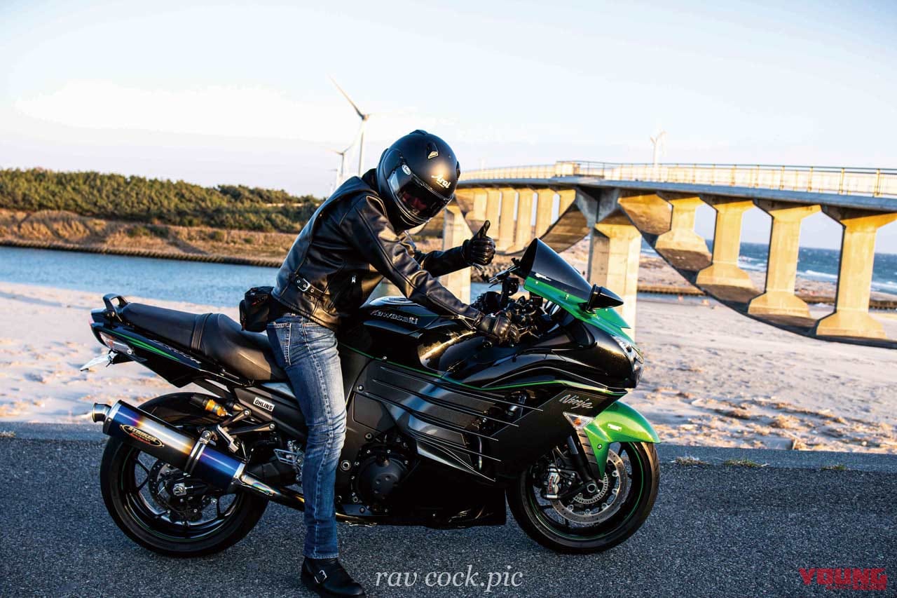 愛車インプレッション カワサキ KV75 ZX-14R High Grade|ヤングマシンメンバーズ 愛車インプレッション【カワサキKV75/ZX-14R HG】