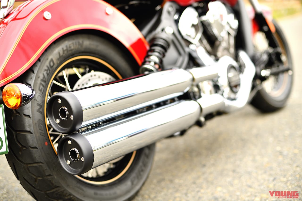 インディアン スカウト|紳士的にゆったりも、アツイ走りもお任せ! 欲張りな要望に応える【INDIAN SCOUT(インディアン スカウト)100thアニバーサリーエディション試乗レポート】