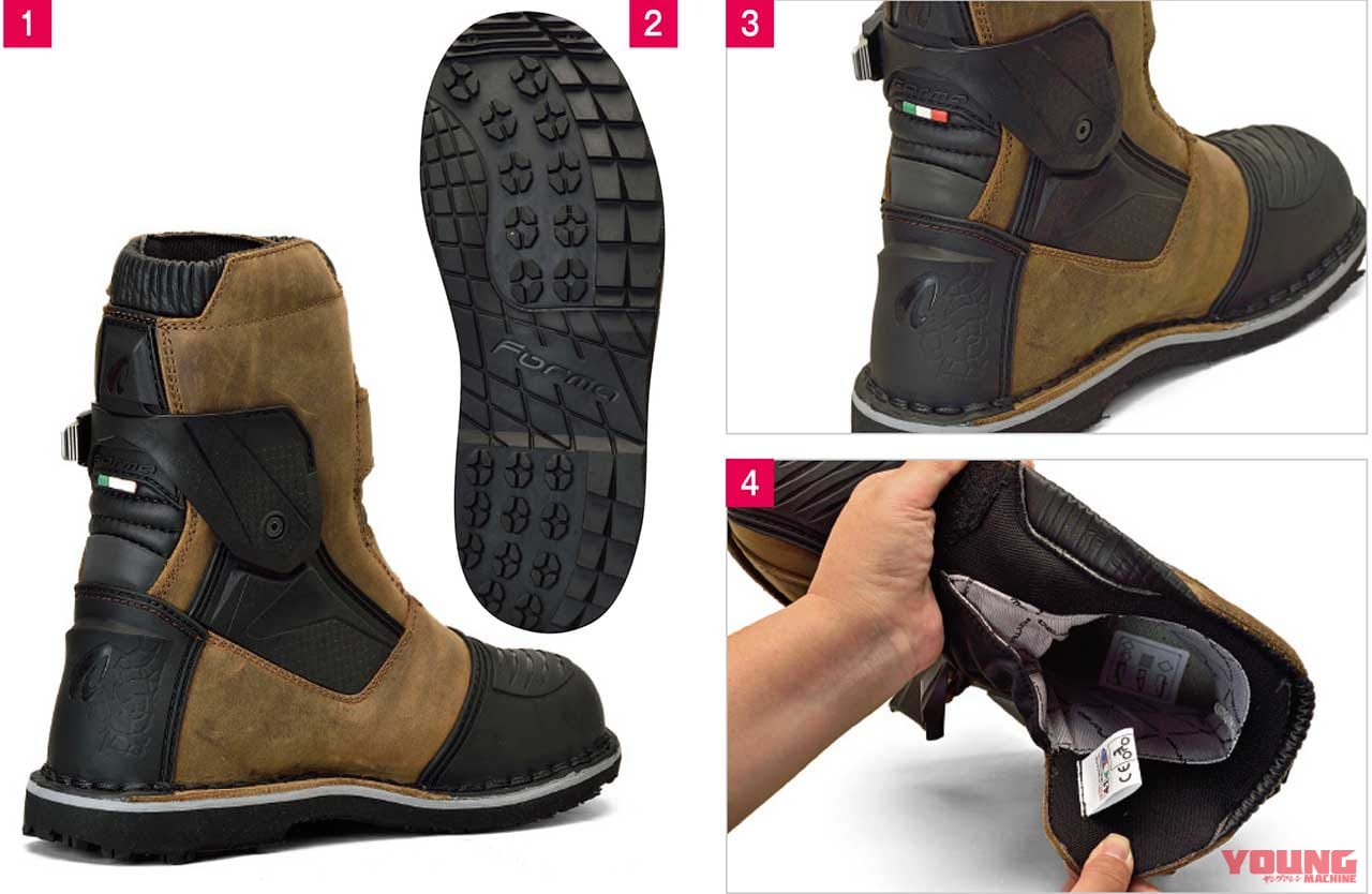 Forma TERRA EVO LOW|快適な林道ツーリングをサポートしてくれる最新オフロードブーツ×11選〈後編〉