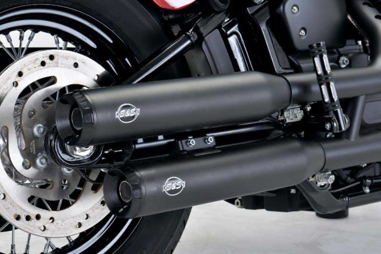 S&S CYCLE ソフテイルファミリー('18〜'19)用JMCA政府認証グランドナショナルスリップオンマフラー|’20合法マフラー逸品セレクション【プロト for KATANA】