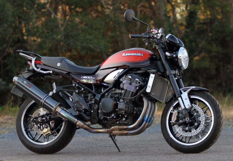 Z900RS('18〜)用NOJIMA GT DLC-TITAN 手曲げフルエキゾースト|’20合法マフラー逸品セレクション【ノジマ for ZRX1200 DAEG】
