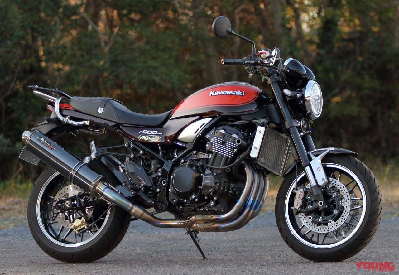 Z900RS('18〜)用NOJIMA GT DLC-TITAN 手曲げフルエキゾースト|’20合法マフラー逸品セレクション【ノジマ for ZRX1200 DAEG】