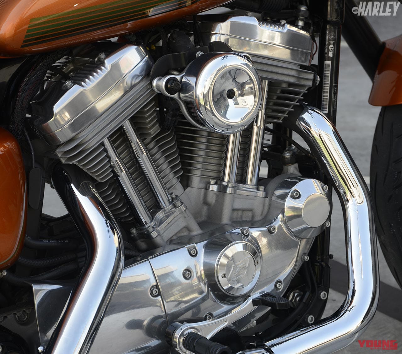 エンジンはノーマルをインジェクションチューニング|ハーレースポーツスター883スーパーロー カスタムプロジェクト 後編【一国サイクルワークス】