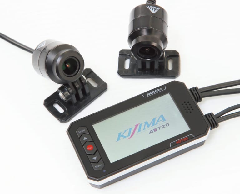 KIJIMA ドライブレコーダー 1080J|フルHD画質で記録できる前後2眼ドラレコ【キジマ ドライブレコーダー1080J】
