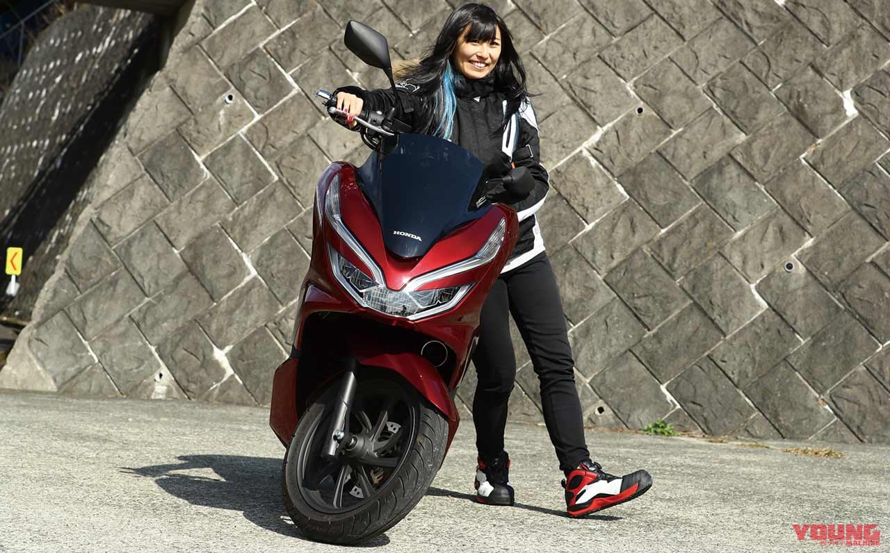 岡崎静夏 ホンダ PCX150ABS|’18ホンダPCX150ABS試乗インプレッション前編【レーシングライダー岡崎静夏】