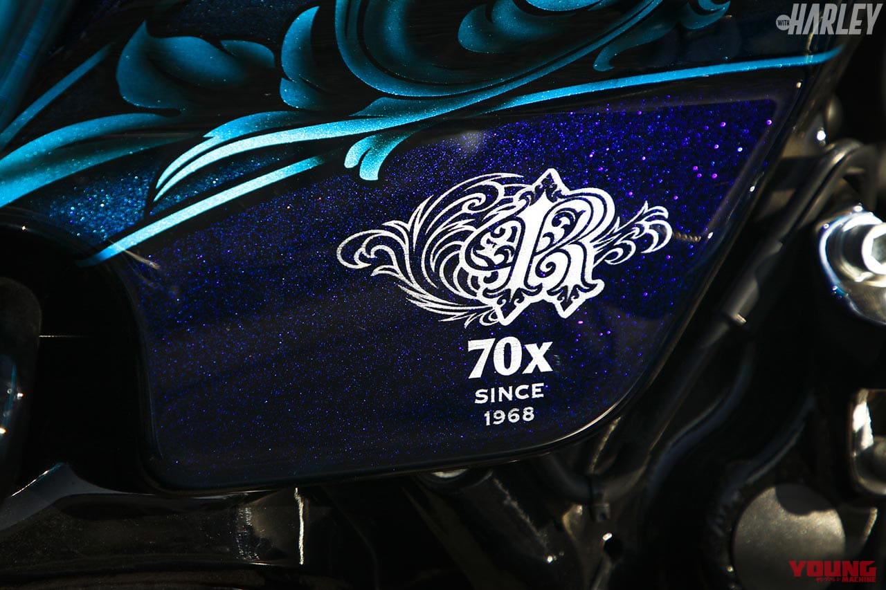 シュアショット FLHXSE CVO STREETGLIDE ペイント|カムを1本化したシュアショットのハーレーバガーカスタム【HRCS2019栄冠の実力】