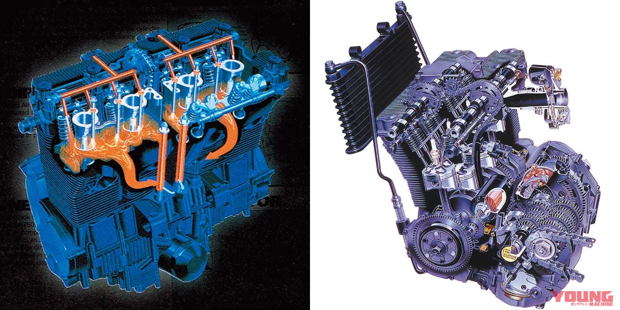 空冷と水冷 そして油冷エンジンの違いとは 今さら聞けない エンジンの冷却方式 Webヤングマシン 最新バイク情報