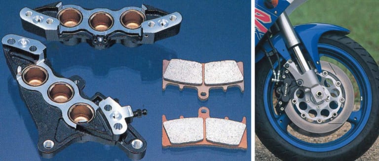 時代を切り拓いた革新のエポックマシン:スズキGSX-R1100【6ポットキャリパー】|時代を切り拓いた革新のエポックマシン:スズキGSX-R1100【6ポットキャリパー】