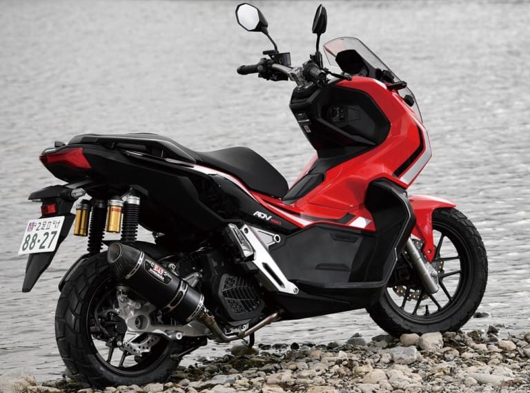 ヨシムラ 機械曲 R-77Sサイクロン カーボンエンド EXPORT SPEC 政府認証|’20合法マフラー逸品セレクション【ヨシムラ for ADV150】