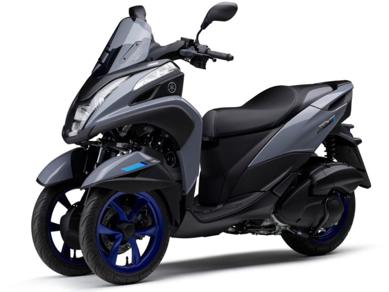 ヤマハ　三輪車 青が足元に映える！ ヤマハの3輪スクーター「トリシティ155」に新色が