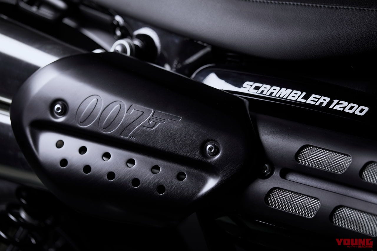 トライアンフ スクランブラー1200ボンドエディション|映画「007」公式ジェームズ・ボンドモデル、トライアンフ「スクランブラー1200 ボンド エディション」登場!