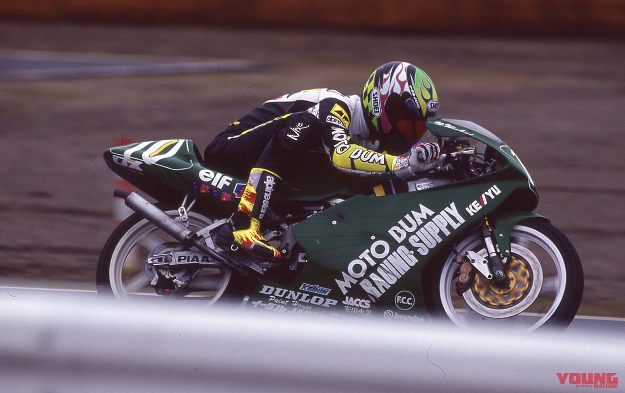 1992年、日本GPで走る若井伸之|世界GP王者・原田哲也のバイクトーク Vol.33「僕を世界GPに呼んだ親友、若井伸之くん」