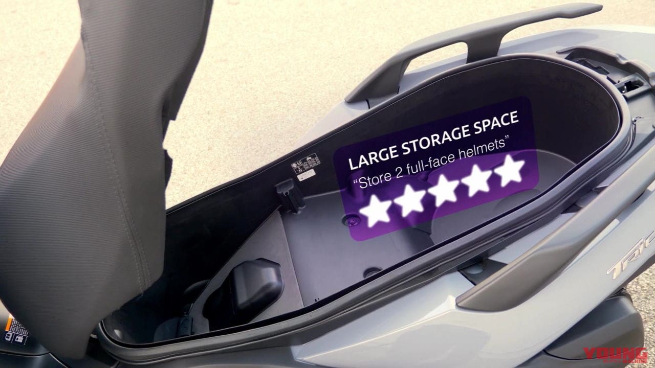 ヤマハ・トリシティ300|【映像】さらば立ちゴケ! 足を降ろさずに停車可能なヤマハの3輪スクーター「トリシティ300」の直立アシスト機能