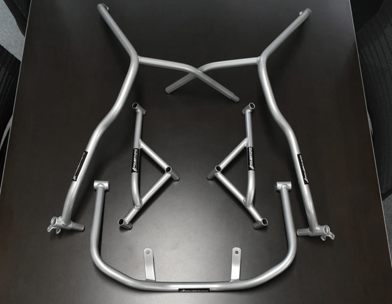 クラッシュガード|ヤングマシンカスタム「ADV150ラリー」プロジェクト始動【ツアラテックとのコラボ】