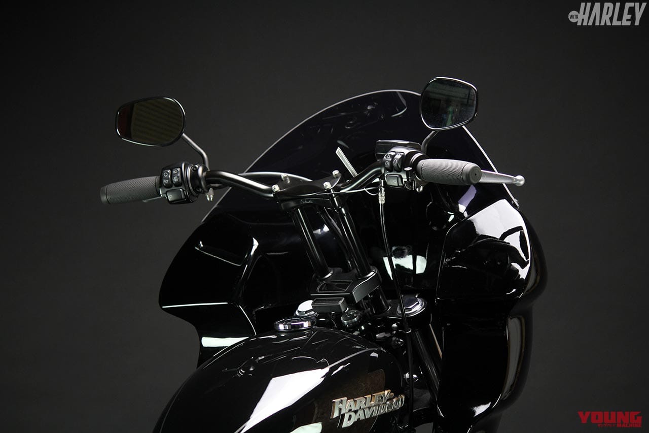 '18ストリートボブ グリーミングワークスカスタム with FXRTレプリカフェアリング|ハーレーカスタムトレンド「クラブスタイル」の注目はFXRTレプリカフェアリング