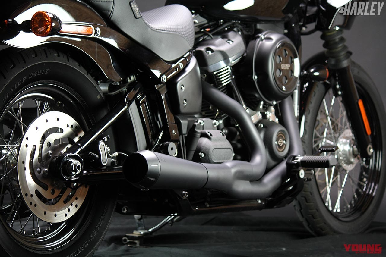 '18ストリートボブ グリーミングワークスカスタム|ハーレーカスタムトレンド「クラブスタイル」の注目はFXRTレプリカフェアリング