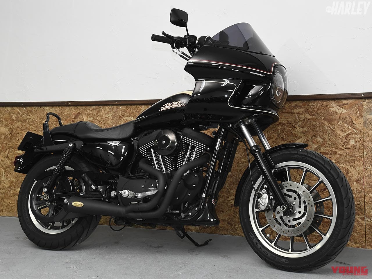 スポーツスター グリーミングワークスカスタム with FXRTレプリカフェアリング|ハーレーカスタムトレンド「クラブスタイル」の注目はFXRTレプリカフェアリング